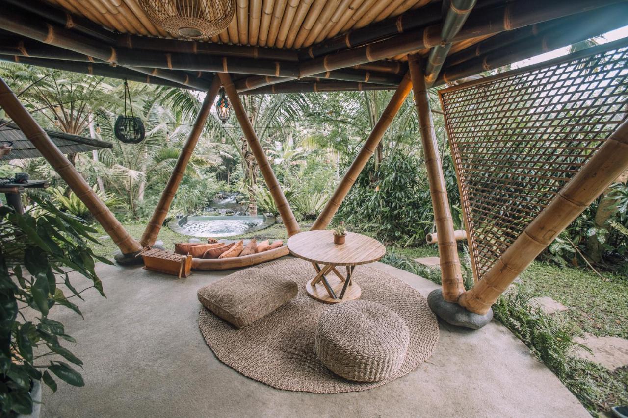 Вилла Hideout Eco Bamboo House Bali Selat Экстерьер фото
