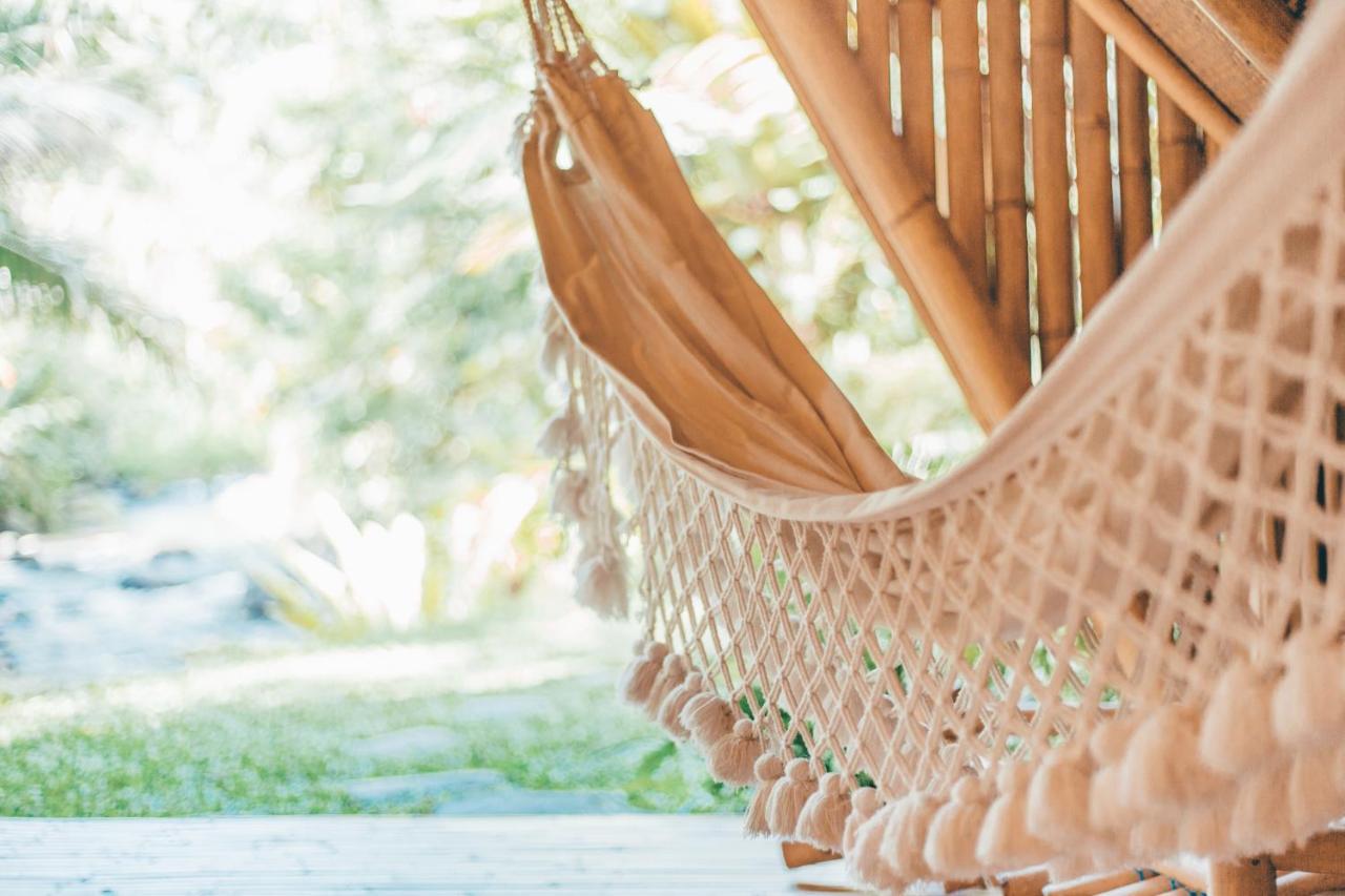Вилла Hideout Eco Bamboo House Bali Selat Экстерьер фото